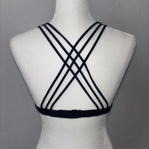 PINK Victoria's Secret Black Bikini Top Sz L